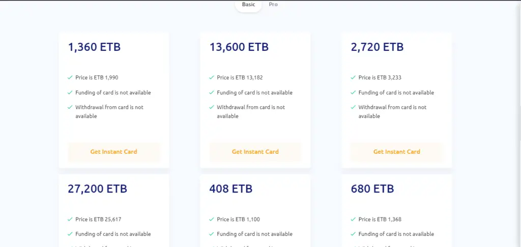 habeshacoin pricing